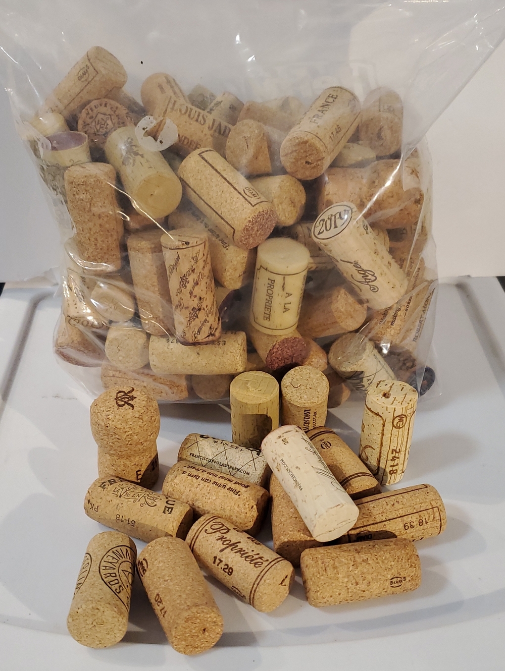 Natural Cork Wine Stoppers Assorted Tan Corks For Crafting